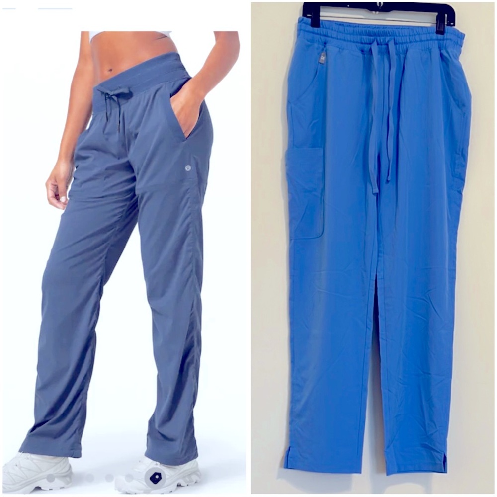 NEW Lululemon athletica plus size joggers scrub Blue Pants size 2 XL